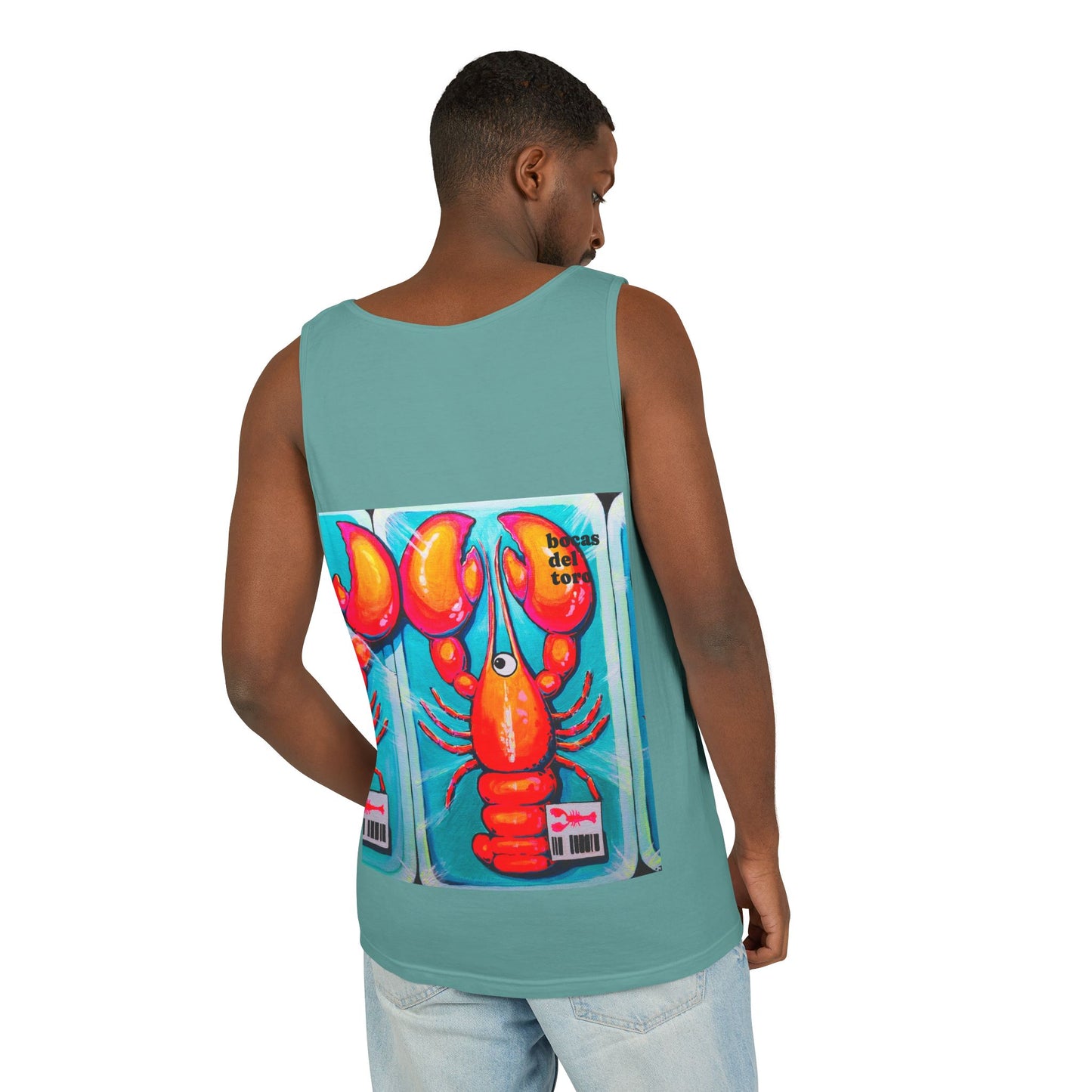 Unisex Fresh Neon Lobster Tank Top - Perfect for Summer Vibes