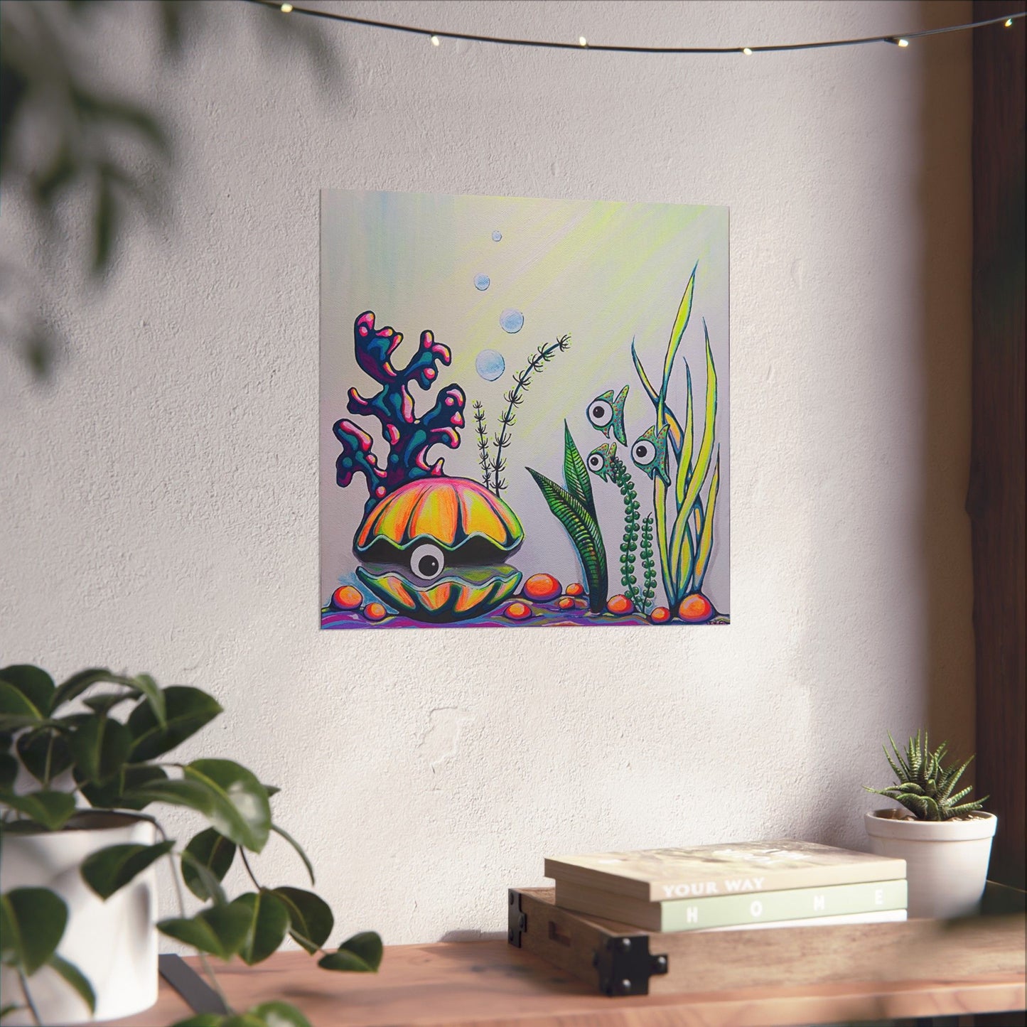 Cyclops Clam Giclée Art Poster