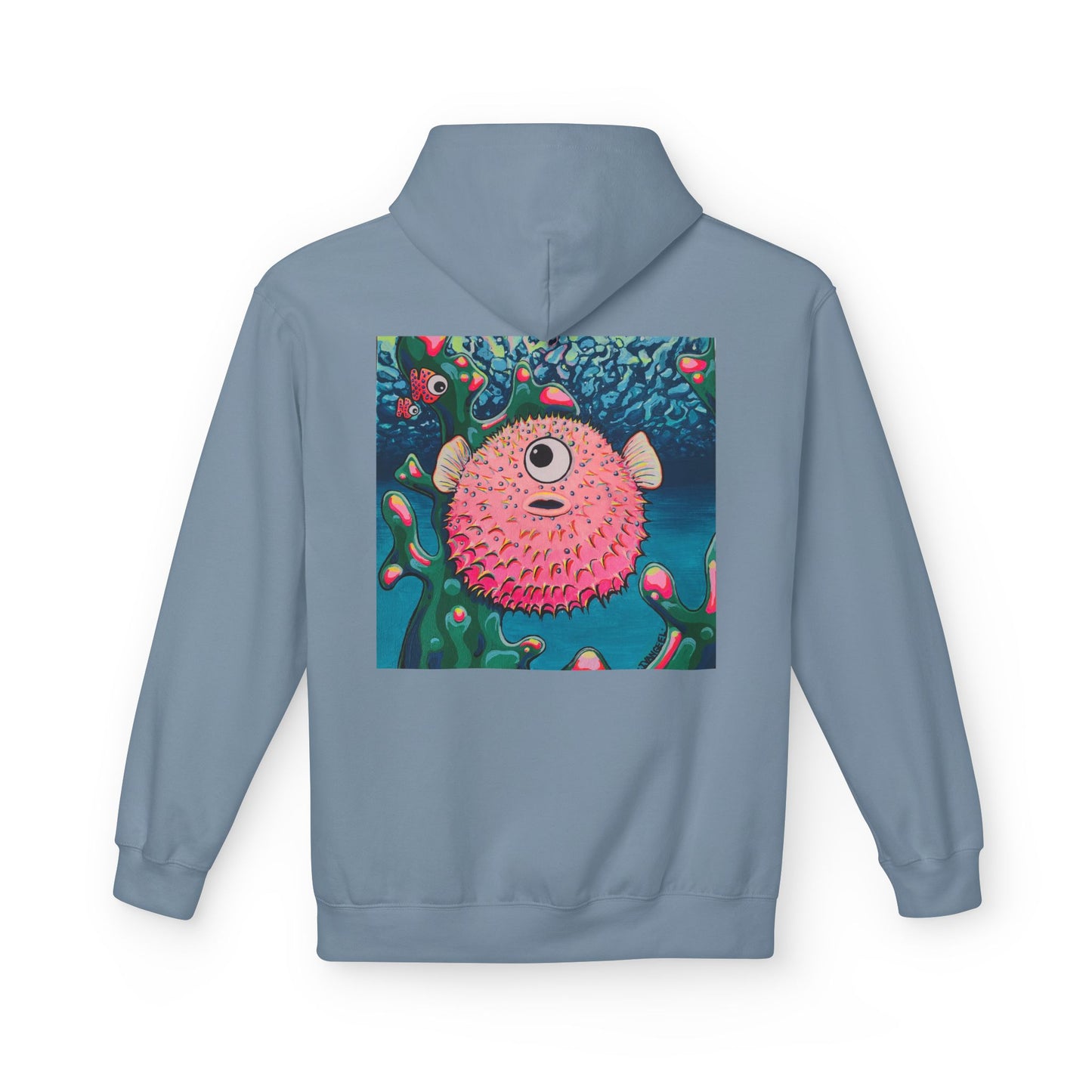 Unisex Cyclops Pufferfish Soft Hoodie