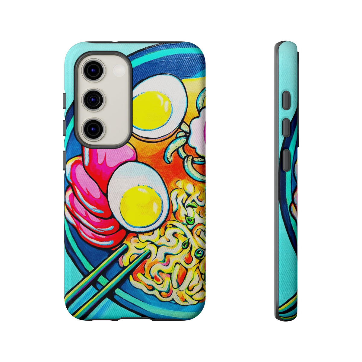 Coque de téléphone résistante Neon Ramen