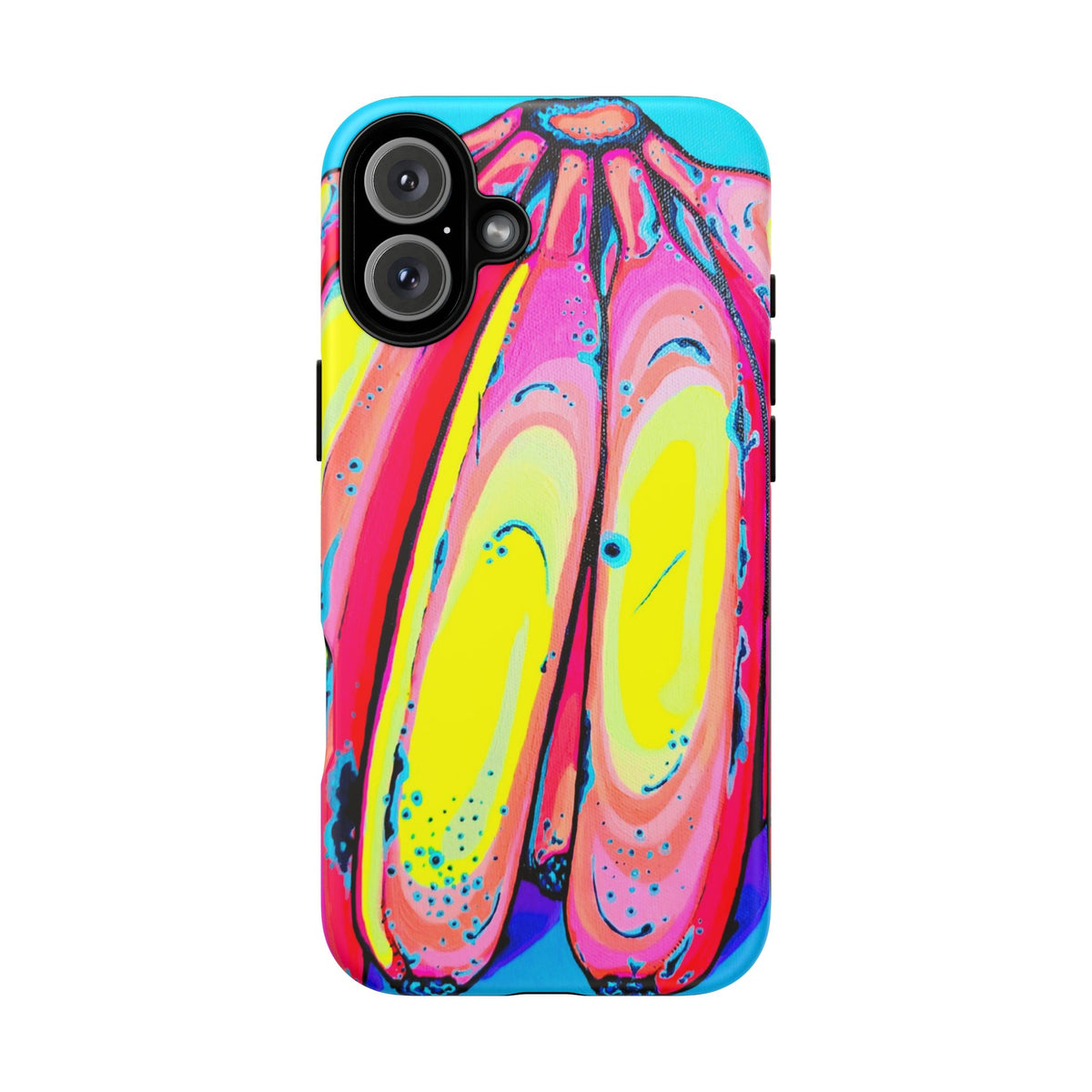 Neon Fat Bananas Tough Phone Case