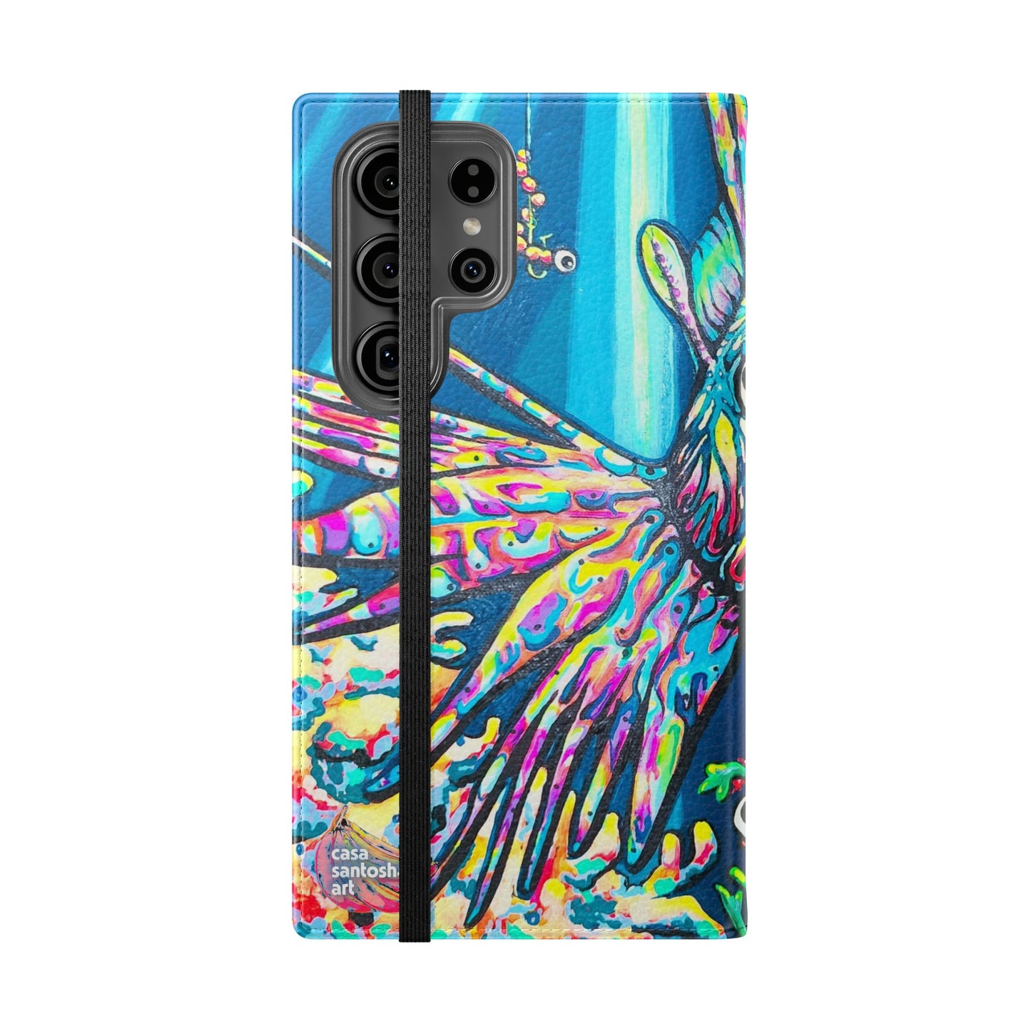 Cyclops Lionfish Flip Phone Case – Wallet Cover with Card Slots