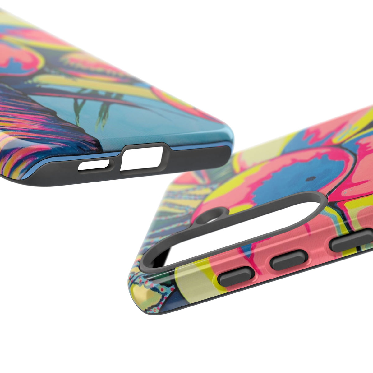 Neon Coconuts Tough Phone Case