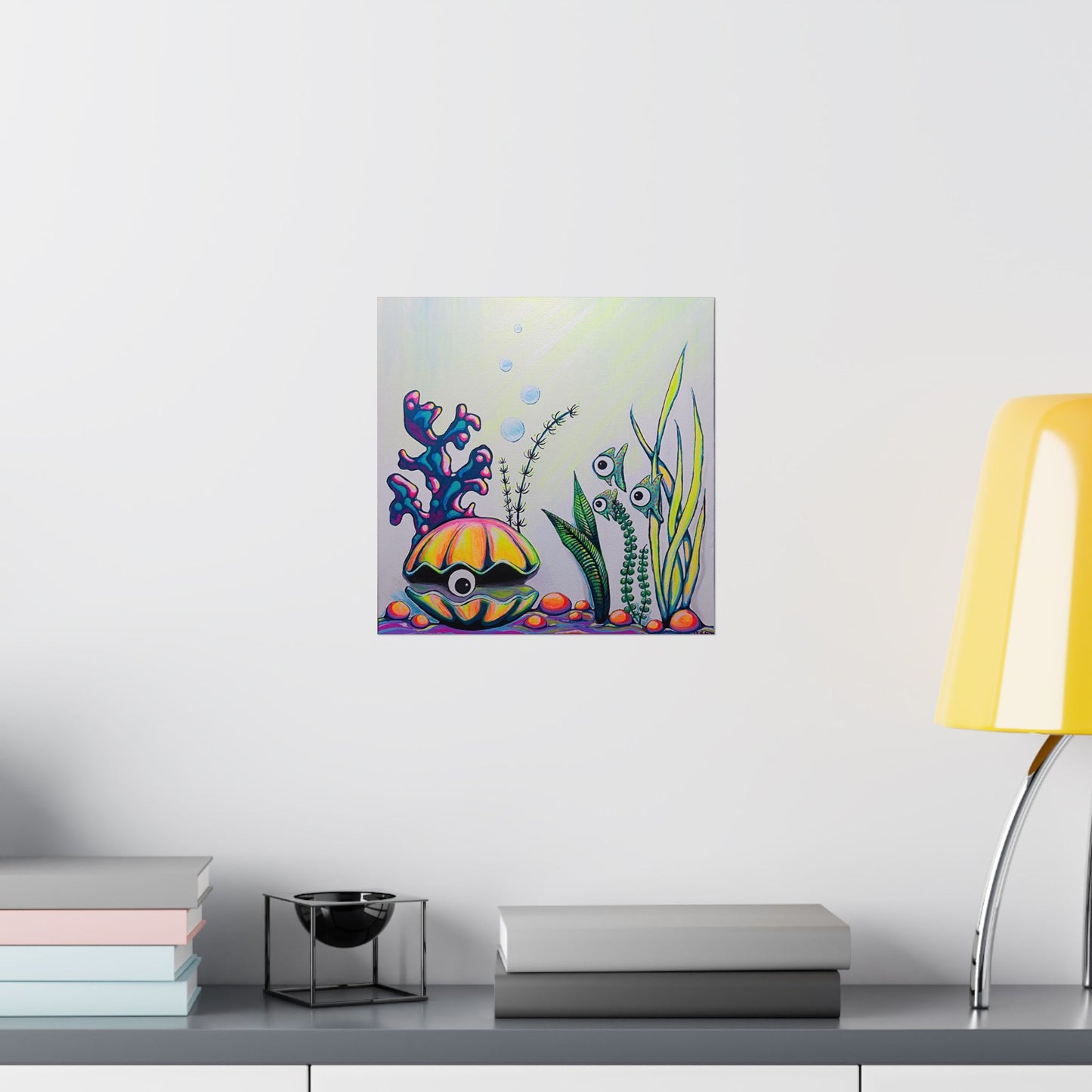 Cyclops Clam Giclée Art Poster