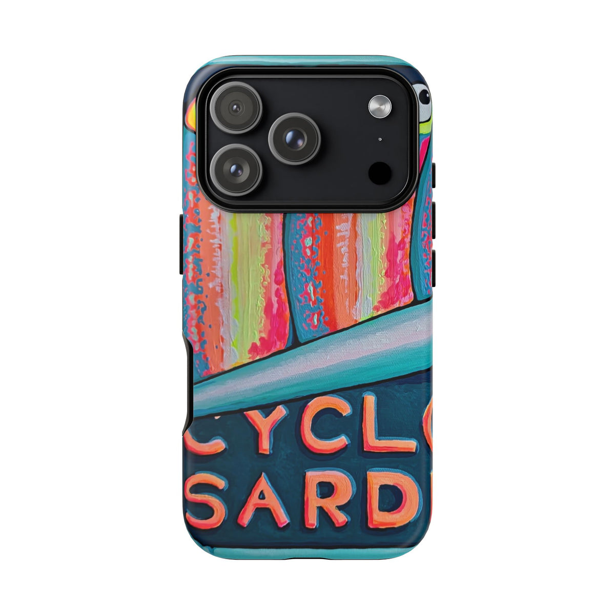 Neon Sardines Tough Phone Case