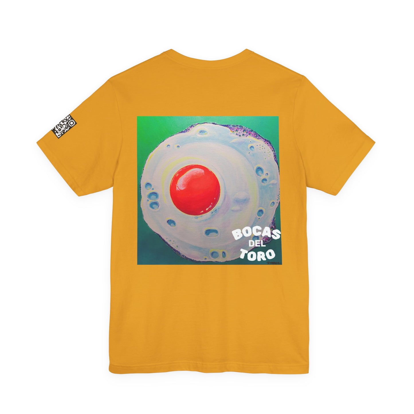 Unisex Neon Fried Egg Tee