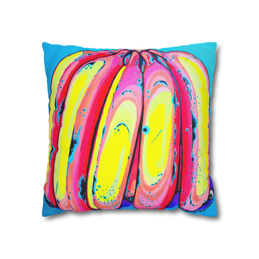 Neon Fat Bananas Pillowcase, Cover Only