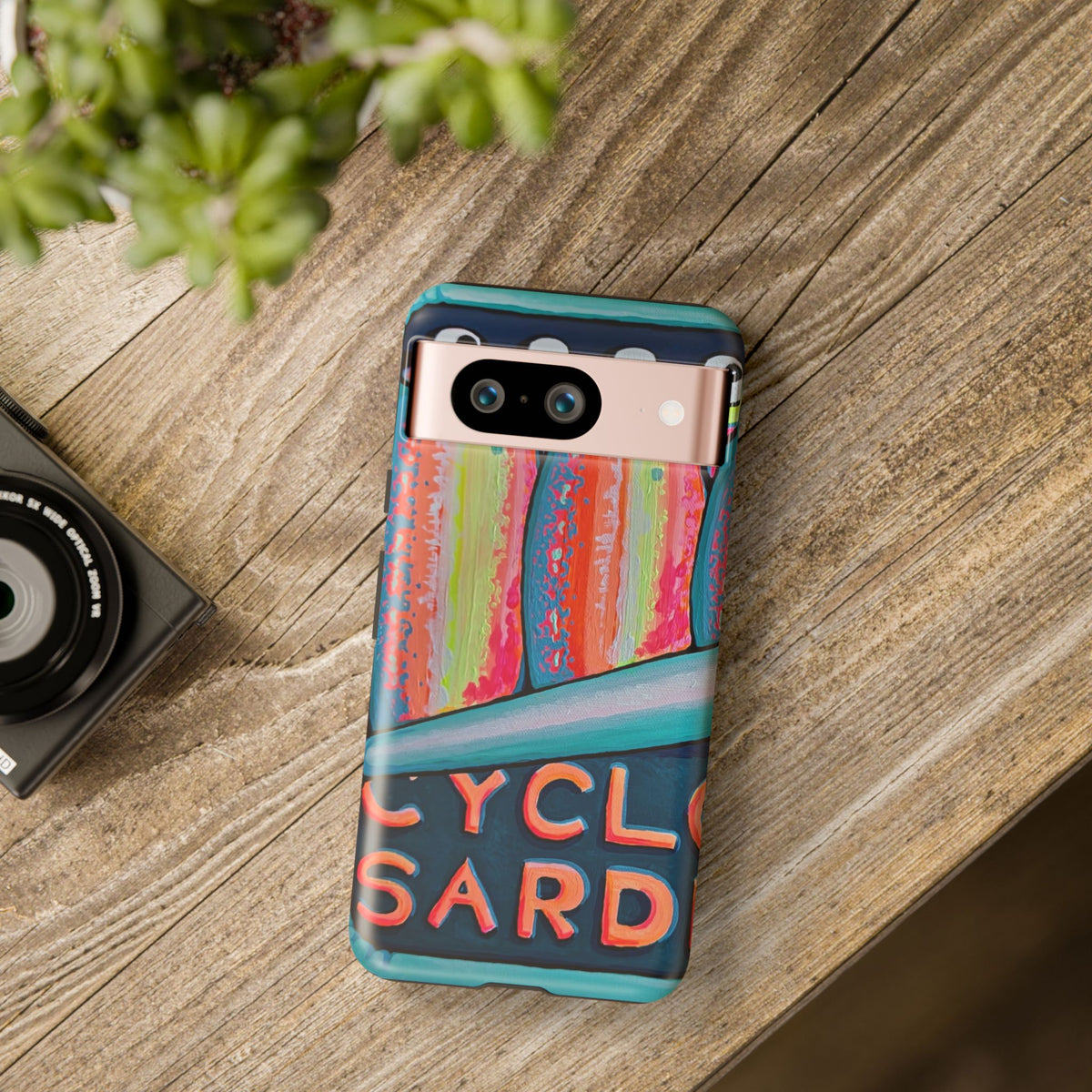 Neon Sardines Tough Phone Case
