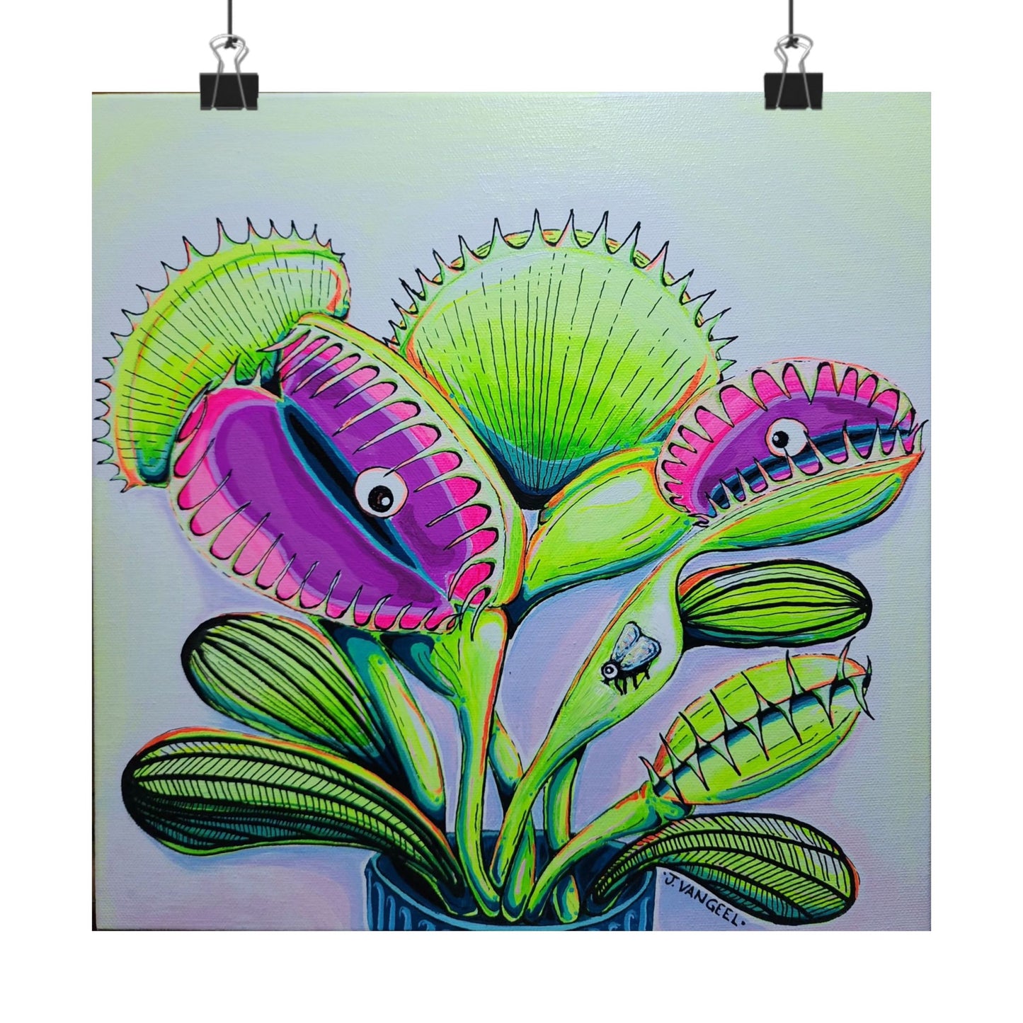 Cyclops Venus Fly Trap Giclée Art Poster