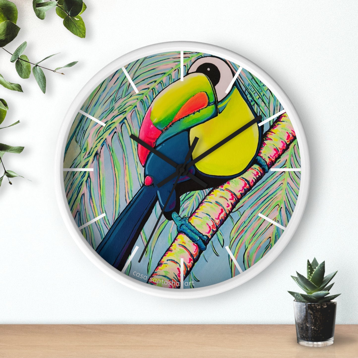 Cyclops Toucan Pop Art Wall Clock