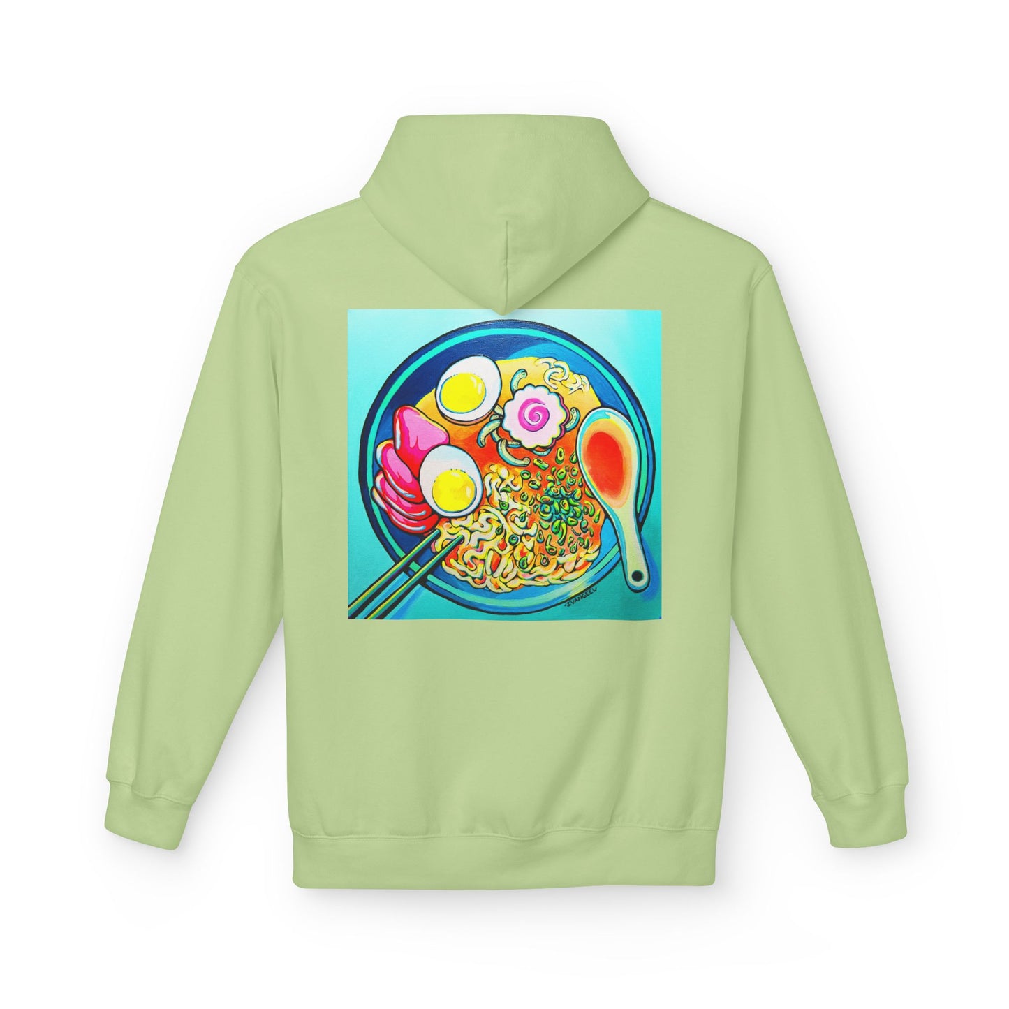 Unisex Neon Ramen Soft Hoodie
