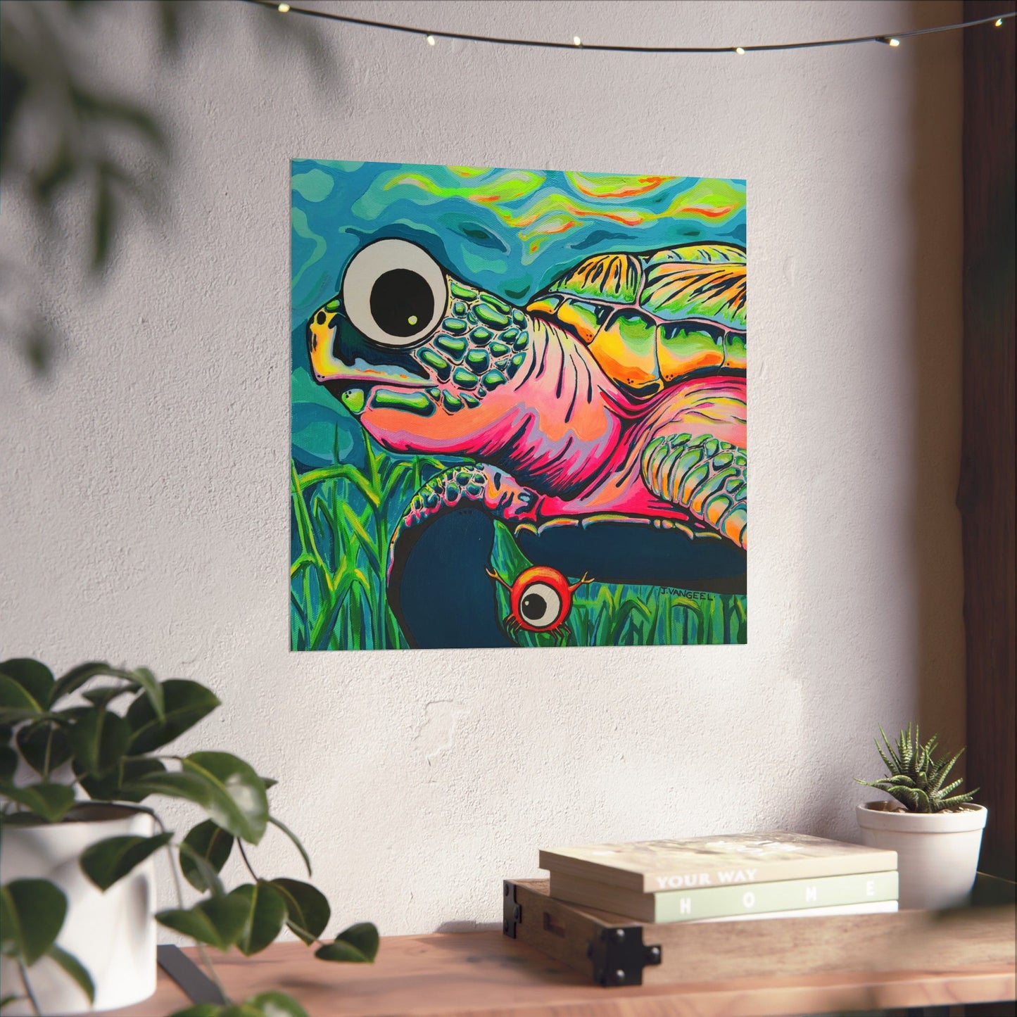 Cyclops Turtle Giclée Art Poster