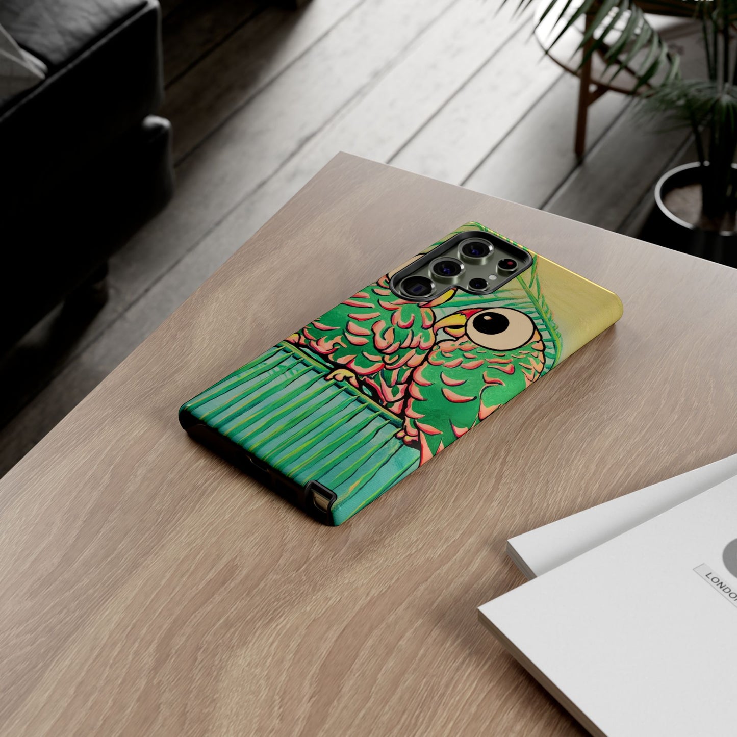 Chatty Cyclops Parrots Tough Phone Case