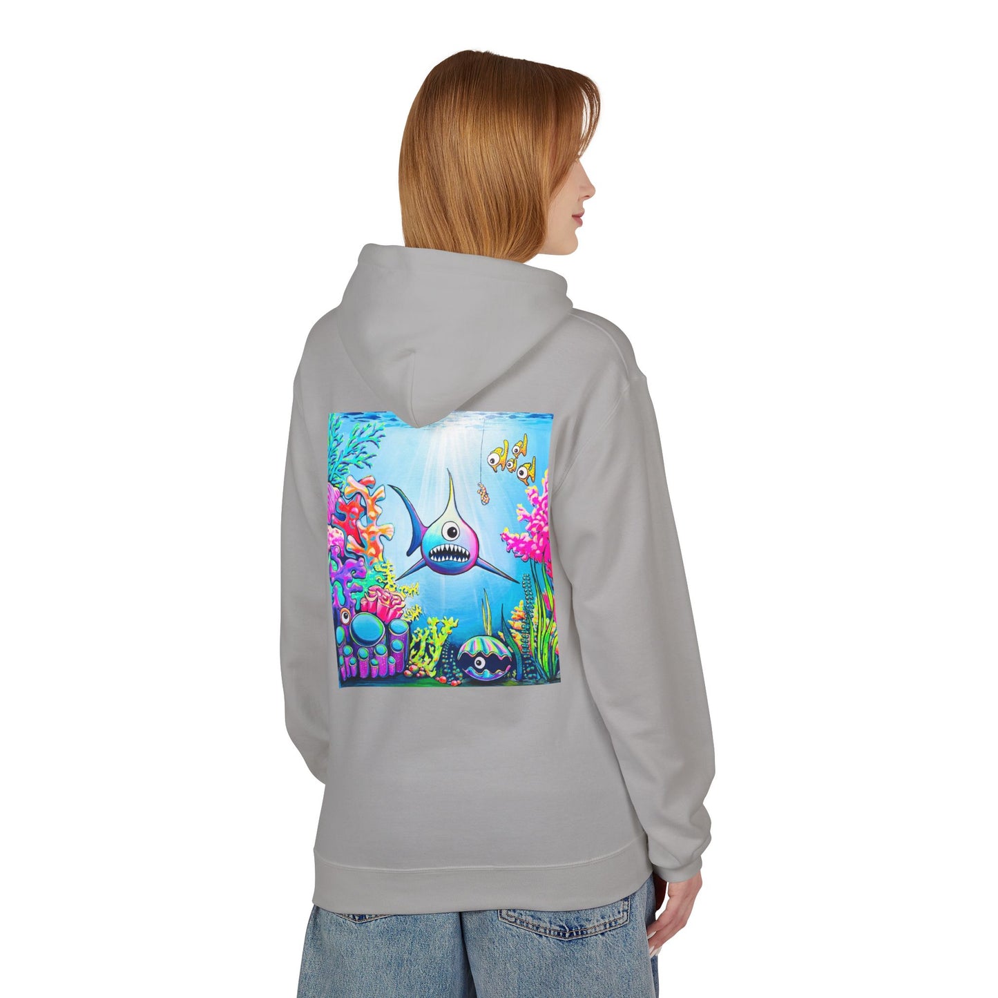 Unisex Cyclops Shark Soft Hoodie