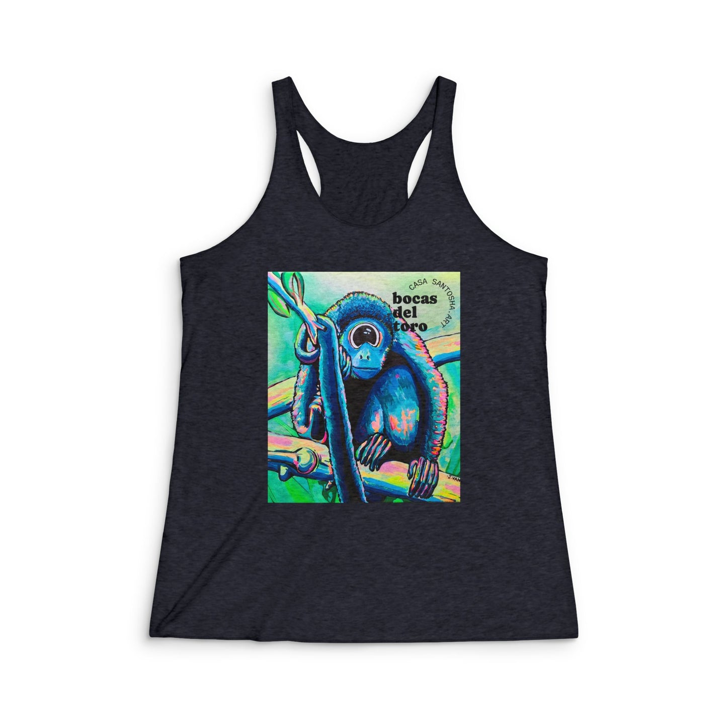 Women's Cyclops Monkey Graphic Racerback Tank