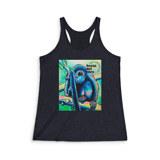 Women's Cyclops Monkey Graphic Racerback Tank