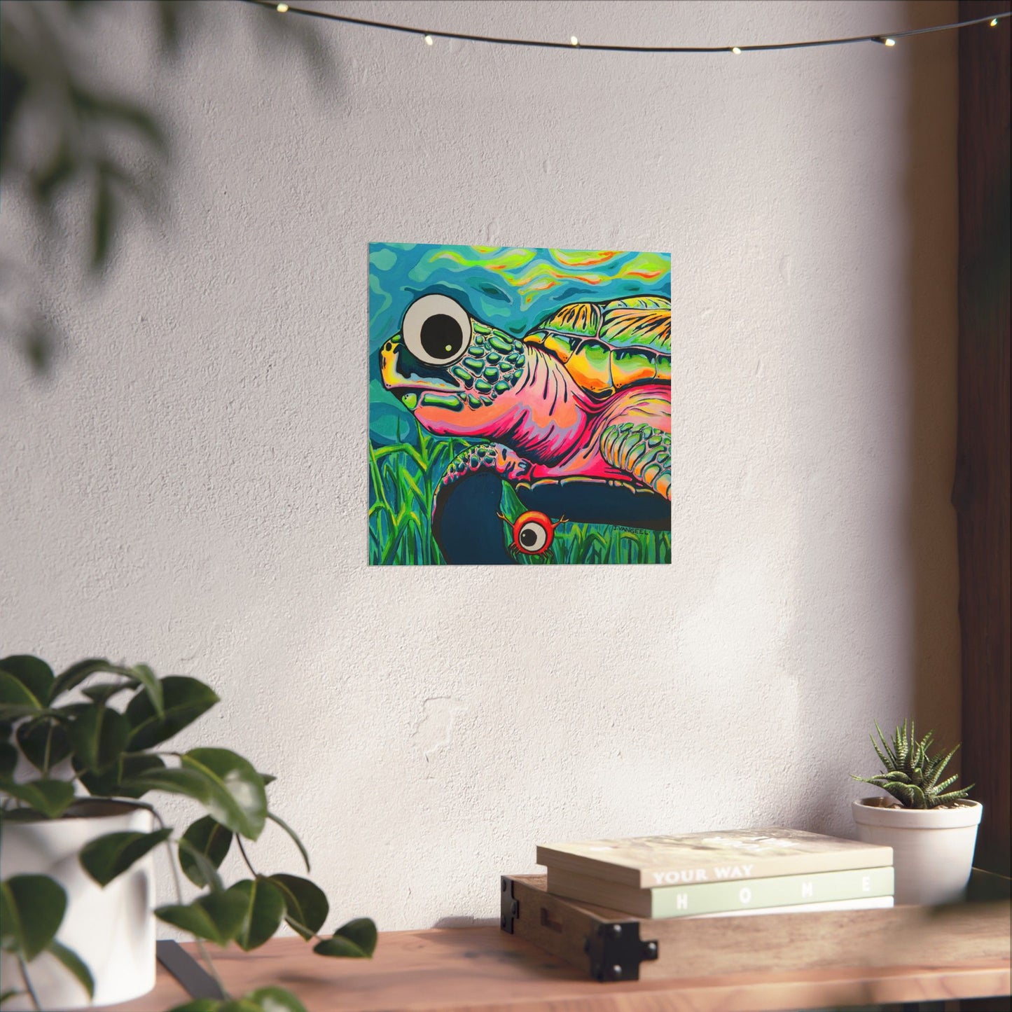 Cyclops Turtle Giclée Art Poster
