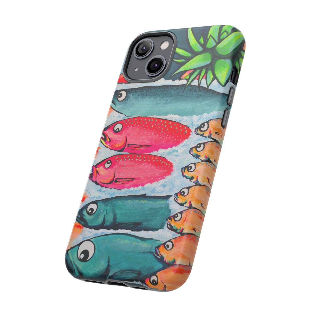 Neon Cabo Fish Market Tough Phone Case