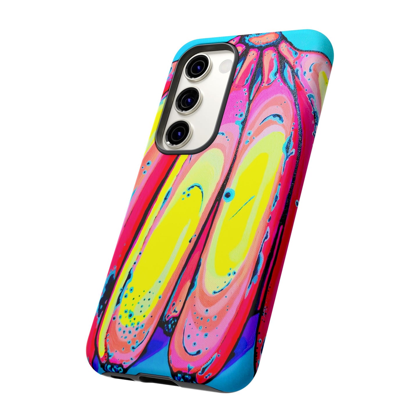 Neon Fat Bananas Tough Phone Case