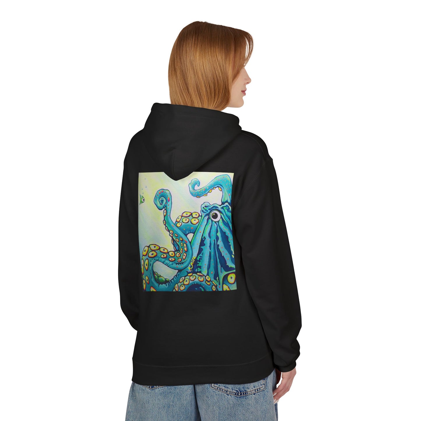 Unisex Cyclops Octopus Soft Hoodie