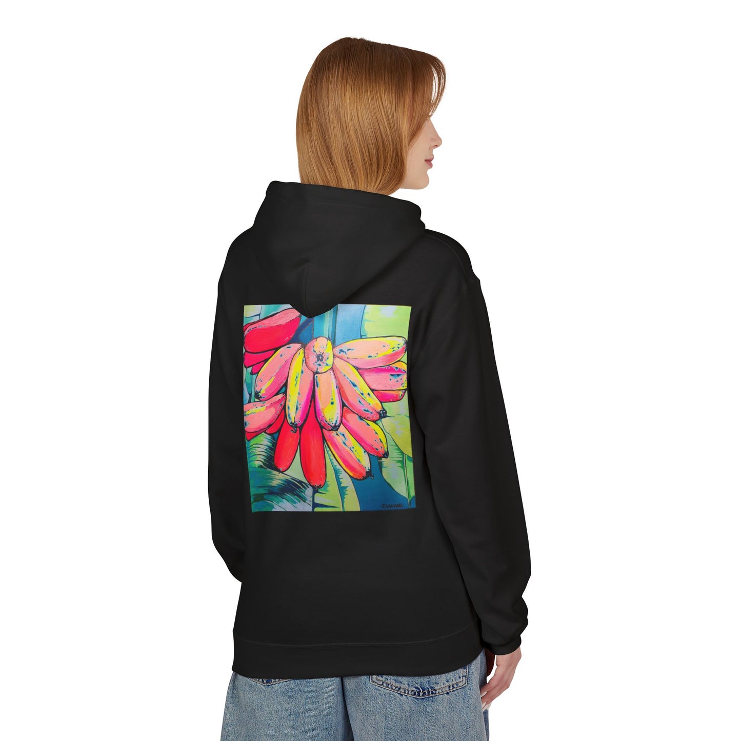 Unisex Neon Primitivo Bananas Soft Hoodie