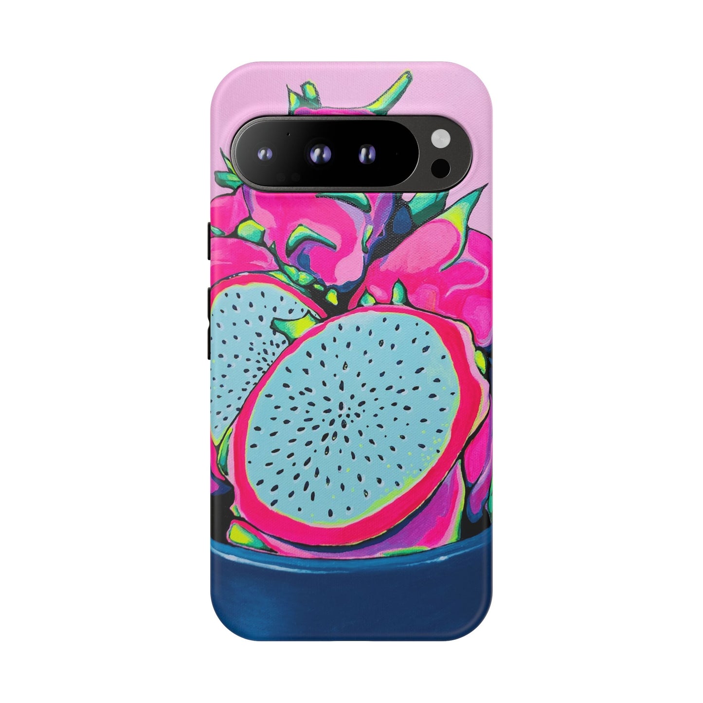 Neon Pink Dragon Fruit Tough Phone Case