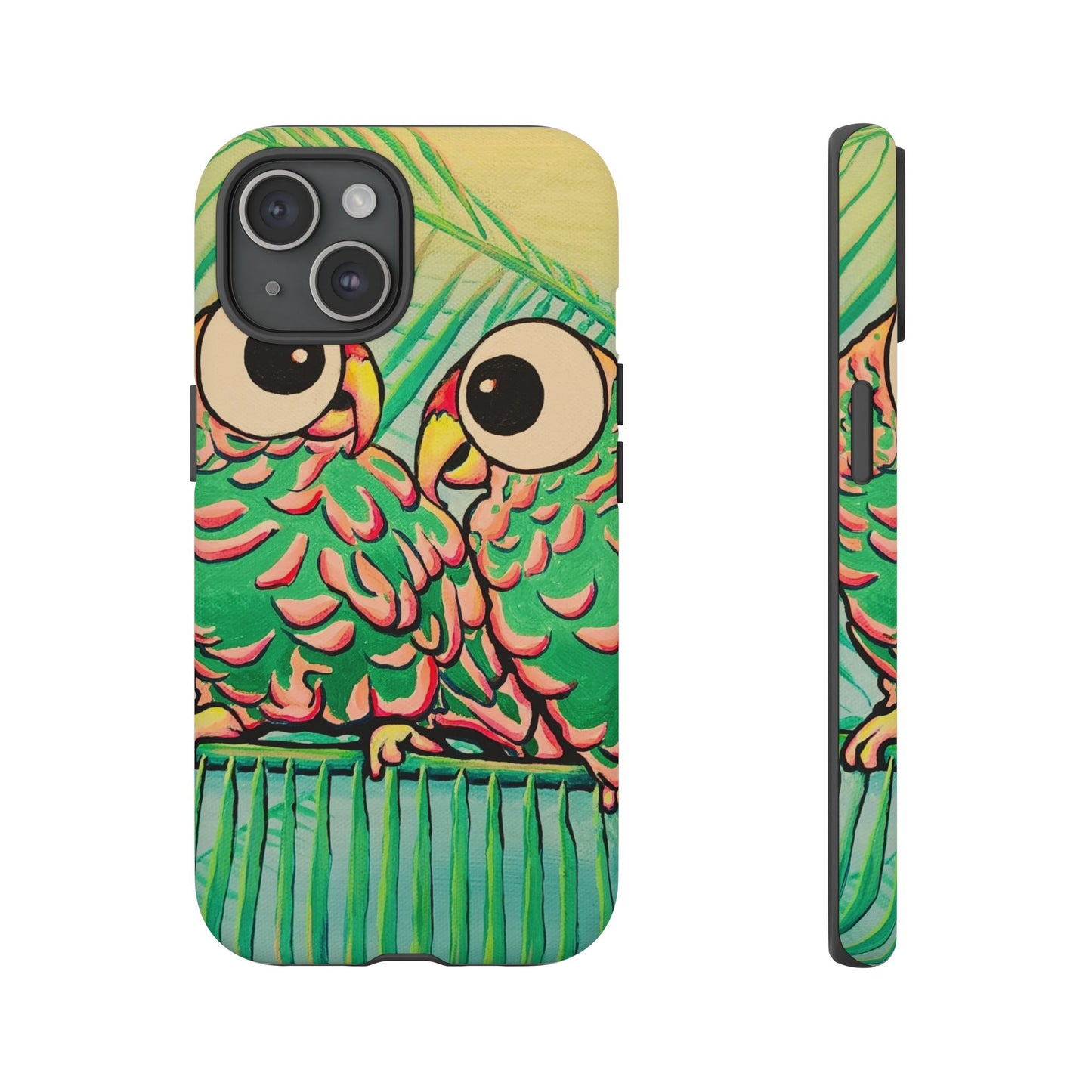 Chatty Cyclops Parrots Tough Phone Case