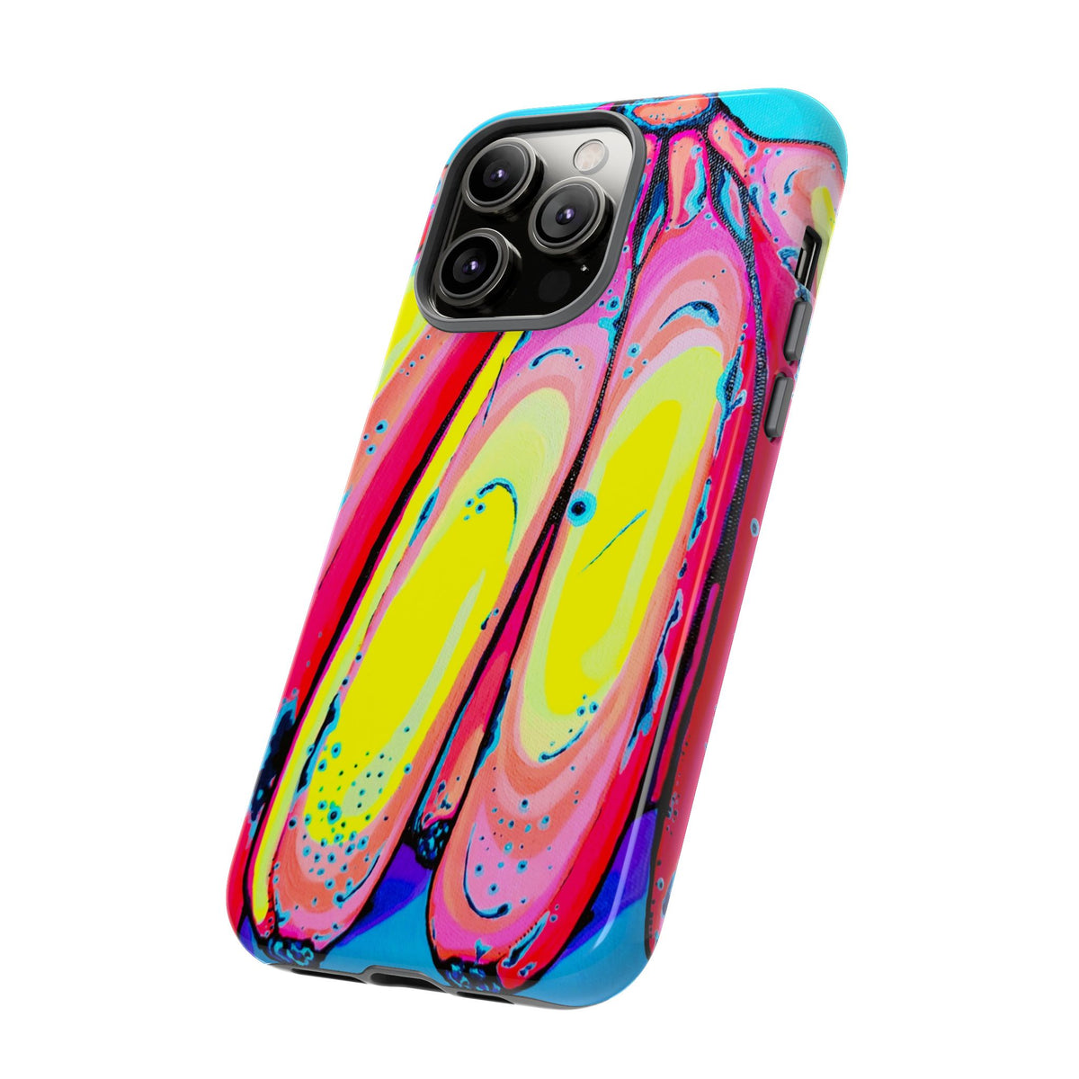 Neon Fat Bananas Tough Phone Case