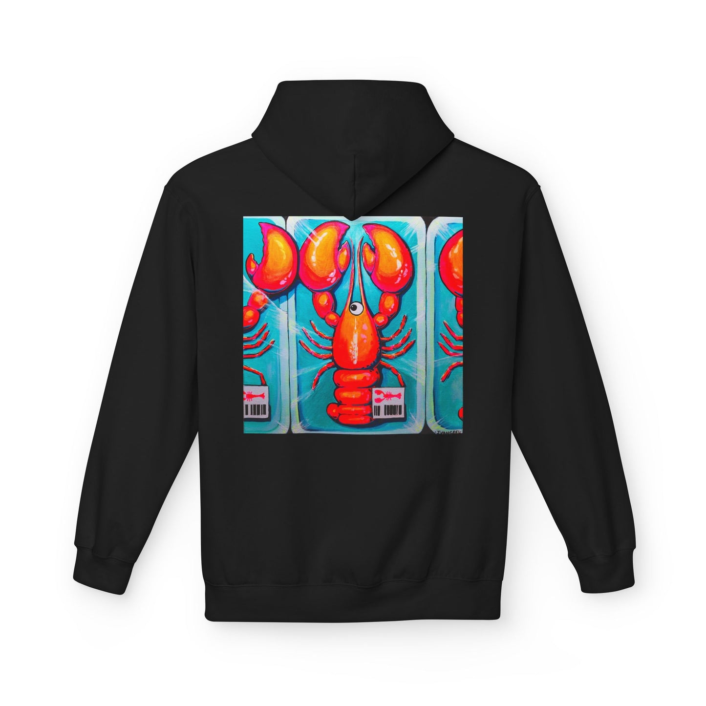 Unisex Fresh Neon Lobster Soft Hoodie