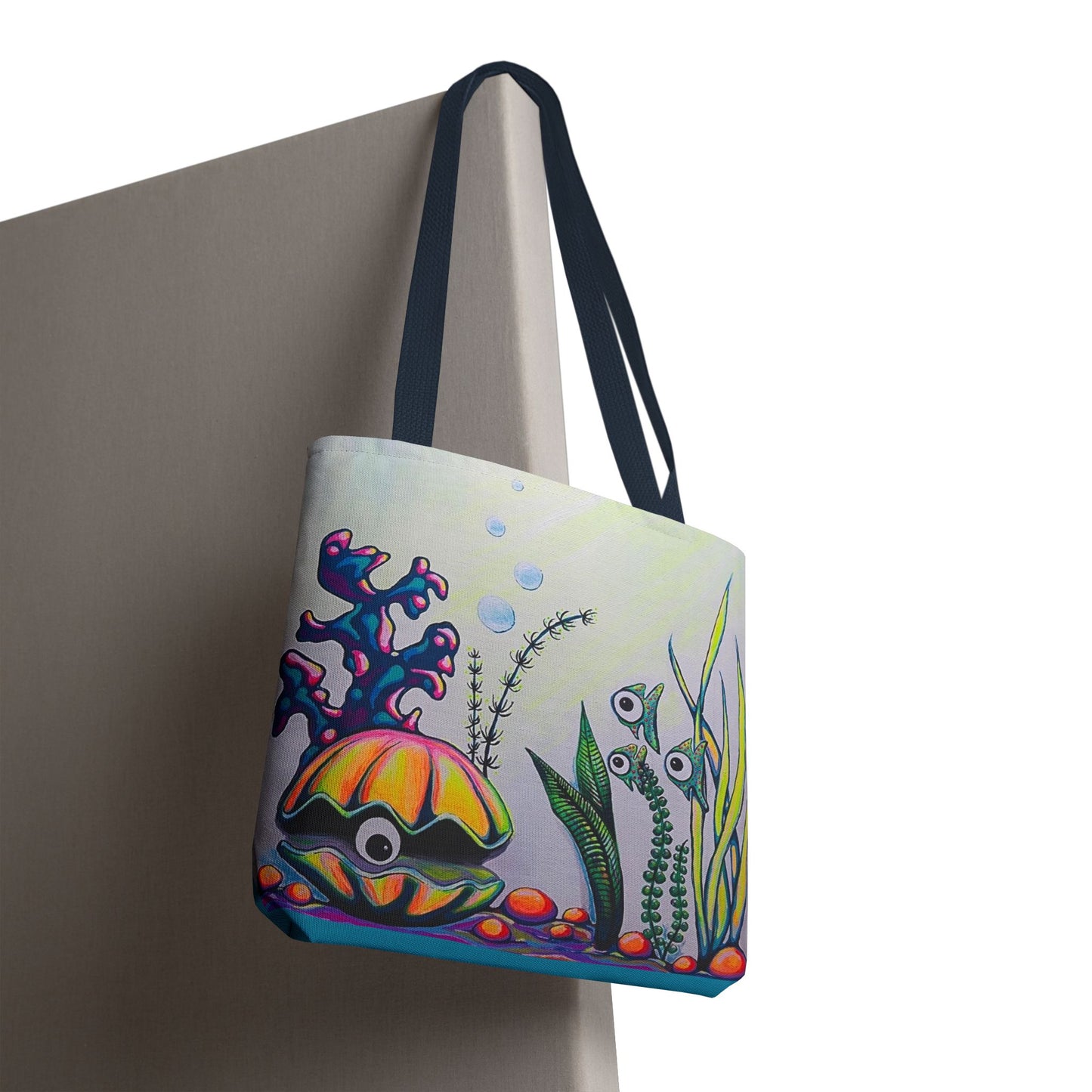 Premium Cyclops Clam Tote Bag, Original Artist Design, Reusable Shopping Tote,  Eco-Friendly