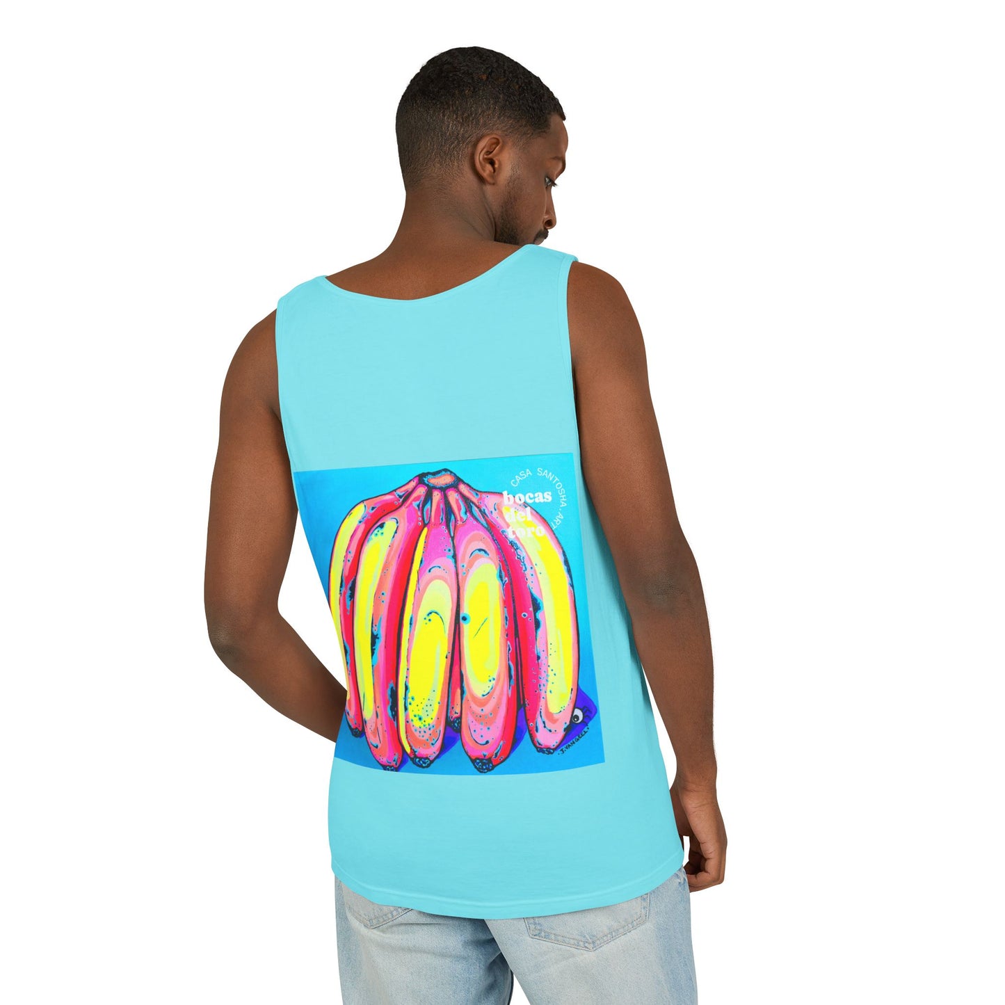 Unisex Neon Fat Bananas Tank Top - Perfect for Summer Vibes
