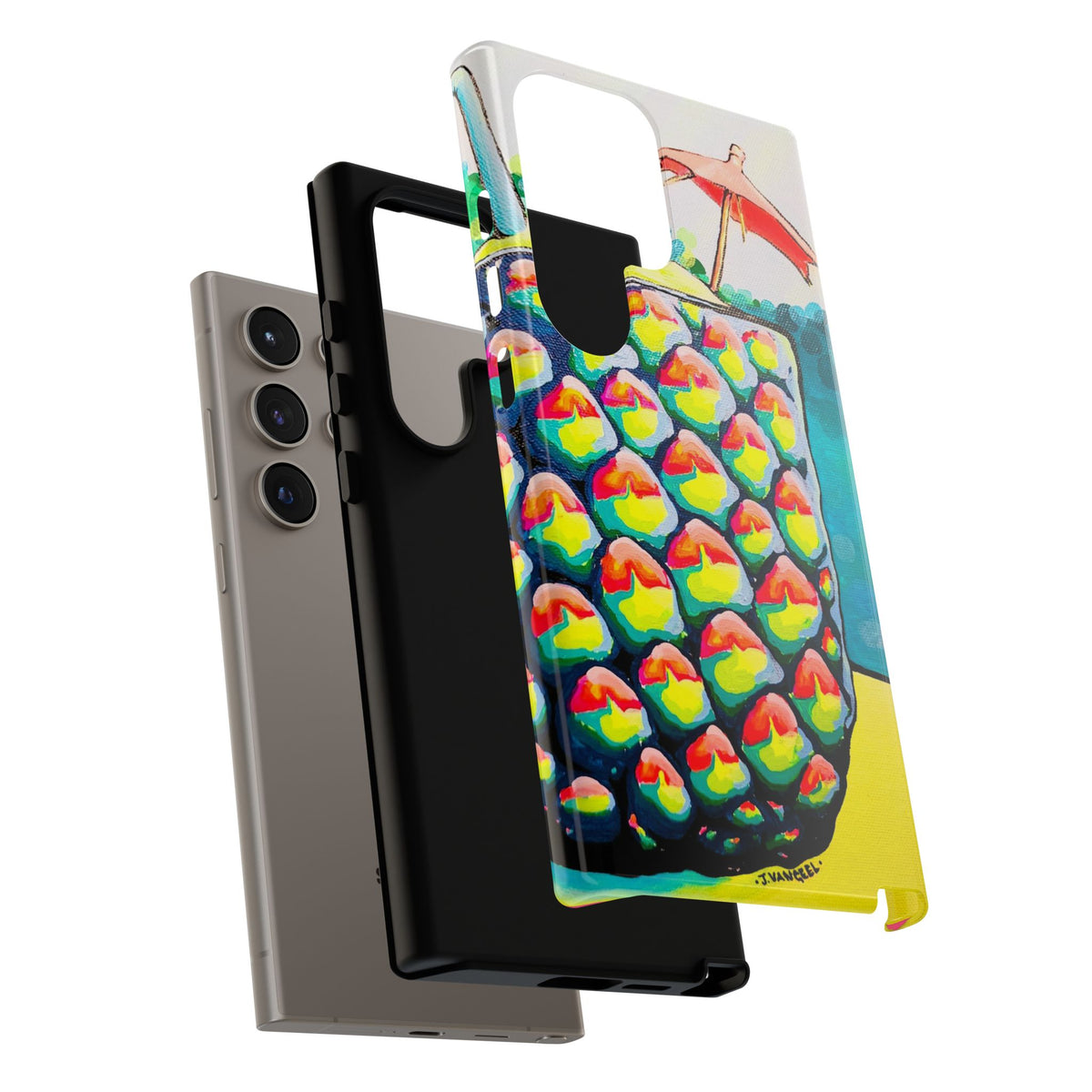 Neon Piña Colada Tough Phone Case