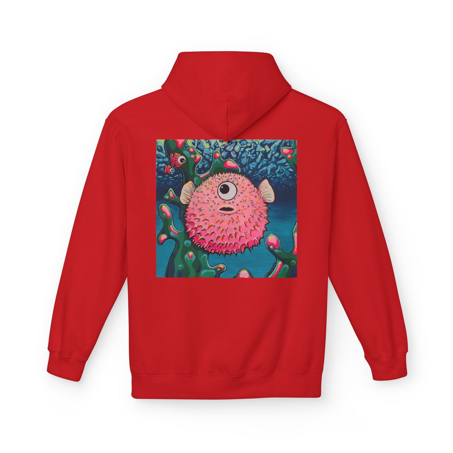 Unisex Cyclops Pufferfish Soft Hoodie