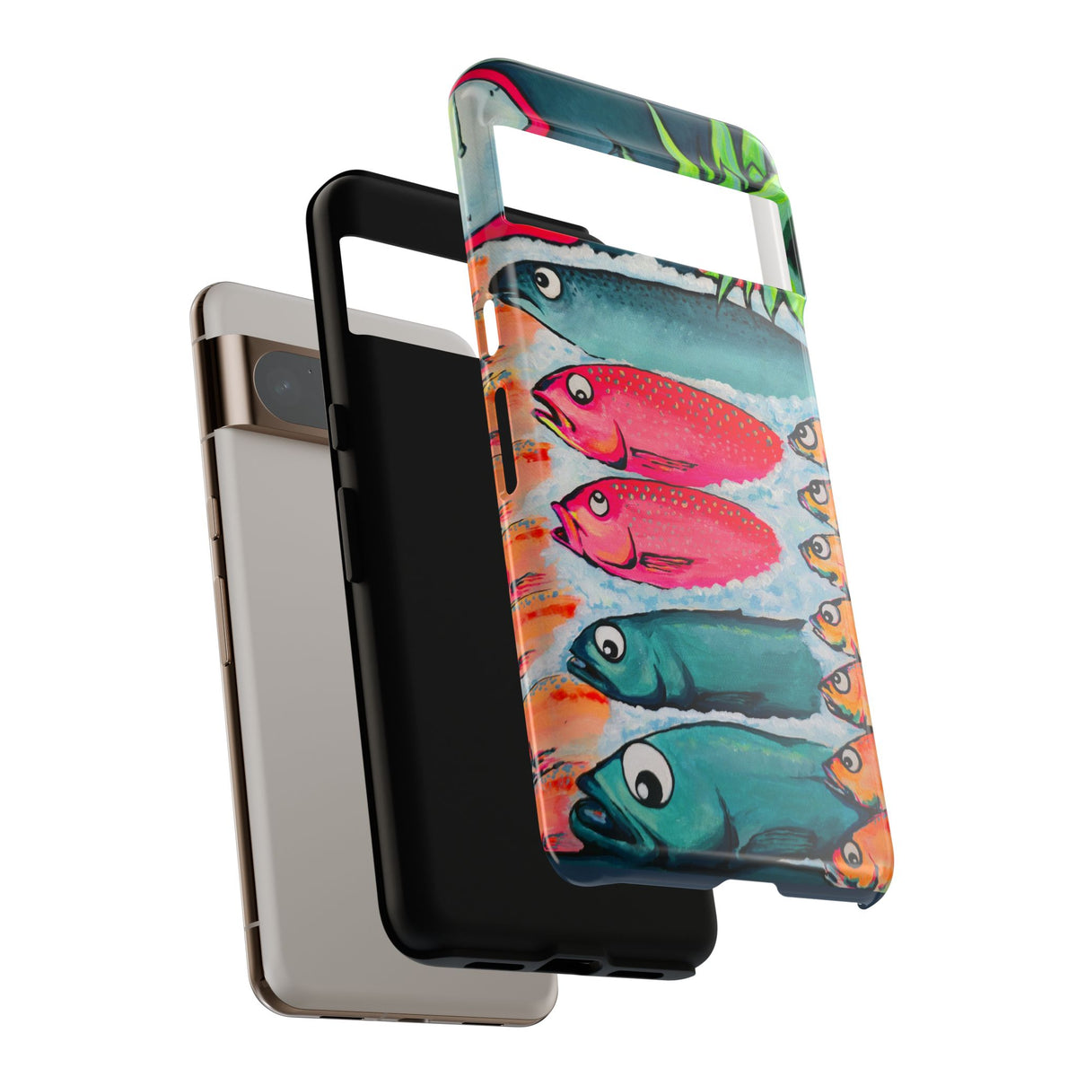 Neon Cabo Fish Market Tough Phone Case