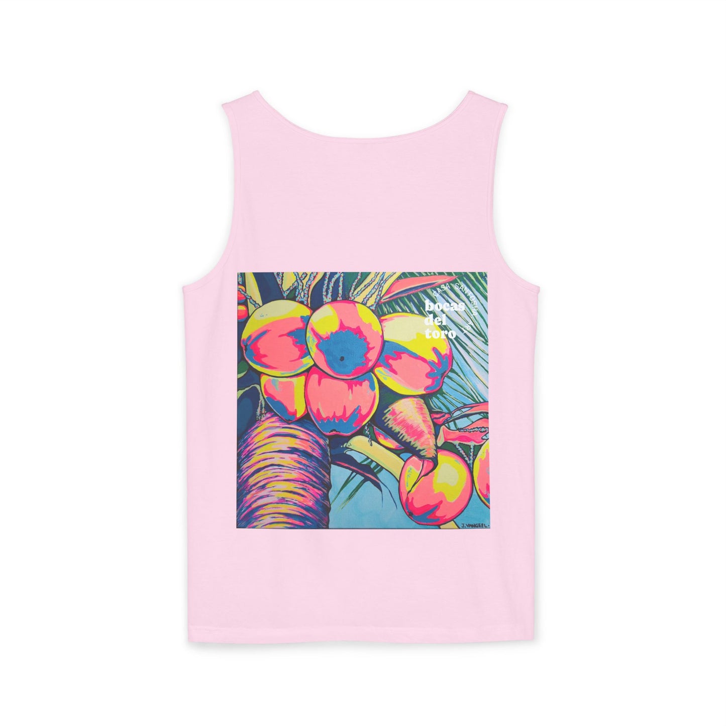 Unisex Neon Coconuts Tank Top - Perfect for Summer Vibes