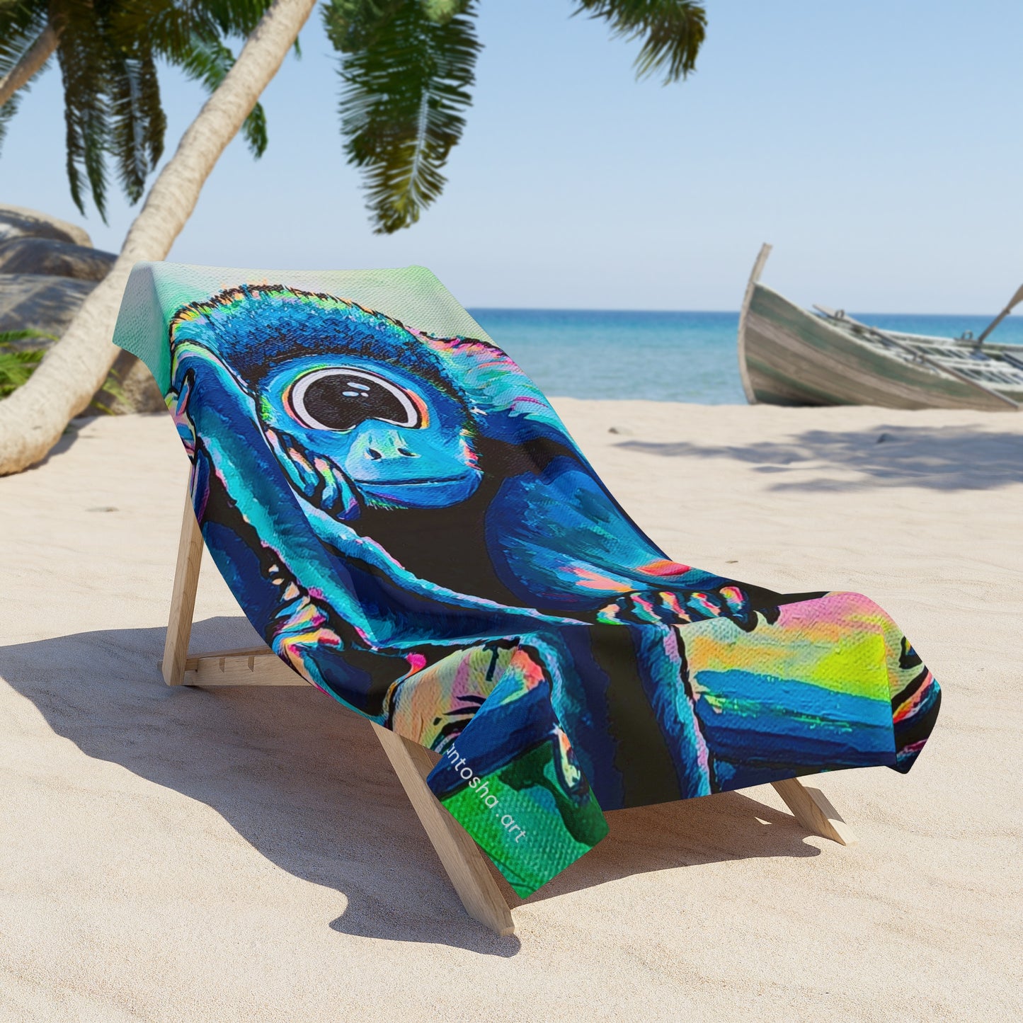 Cyclops Monkey Beach Towel for Summer Fun and Vacation Essentials