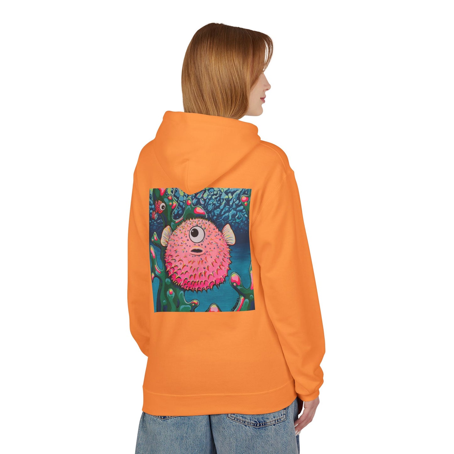 Unisex Cyclops Pufferfish Soft Hoodie