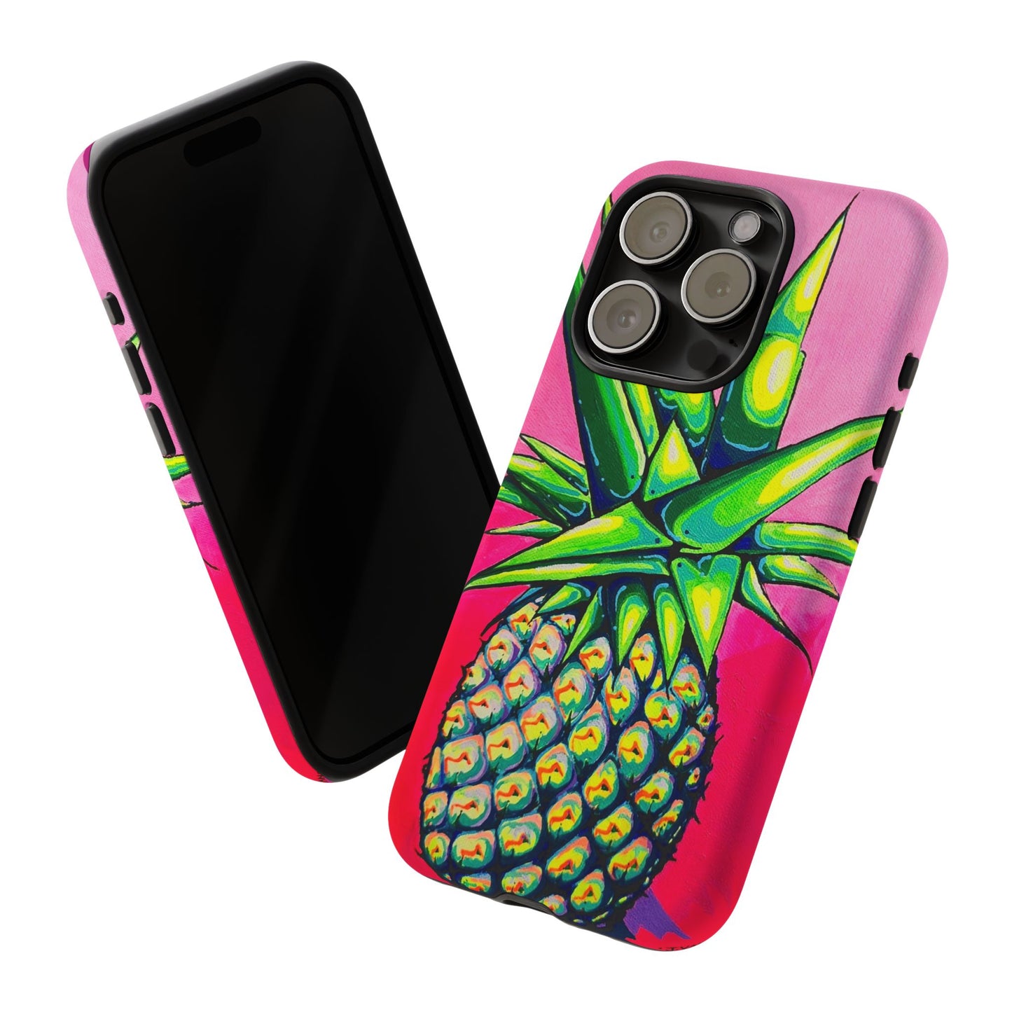 Neon Pineapple Tough Phone Case