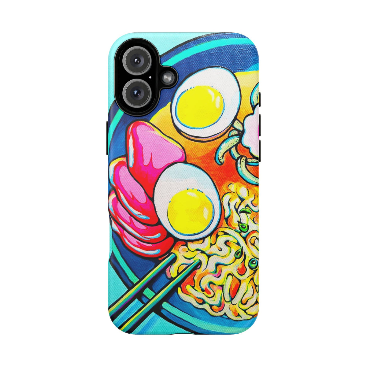 Coque de téléphone résistante Neon Ramen