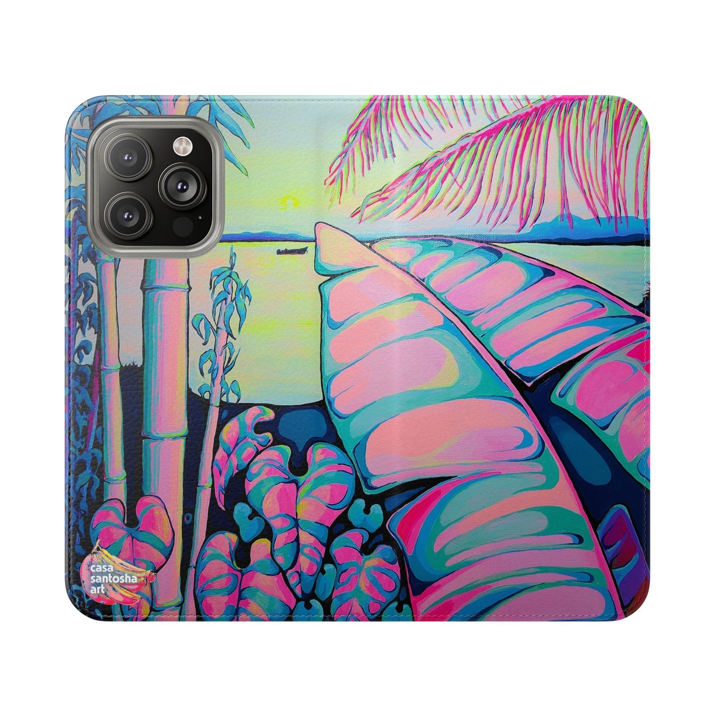 Serenity Bocas Flip Phone Case – Wallet Cover with Card Slots