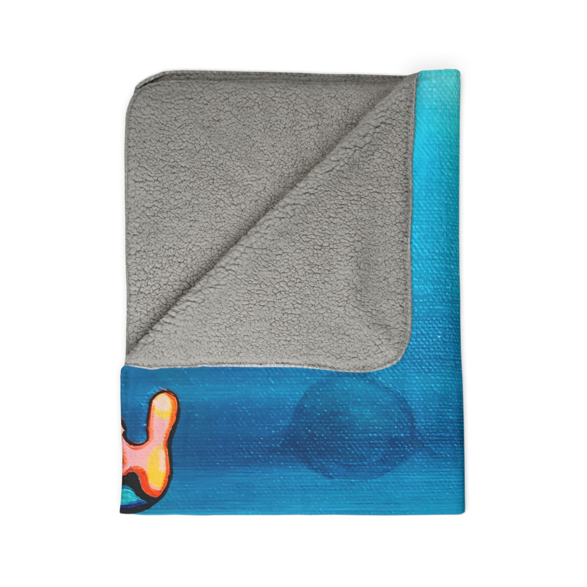 Cyclops Stingray Fleece Sherpa Blanket