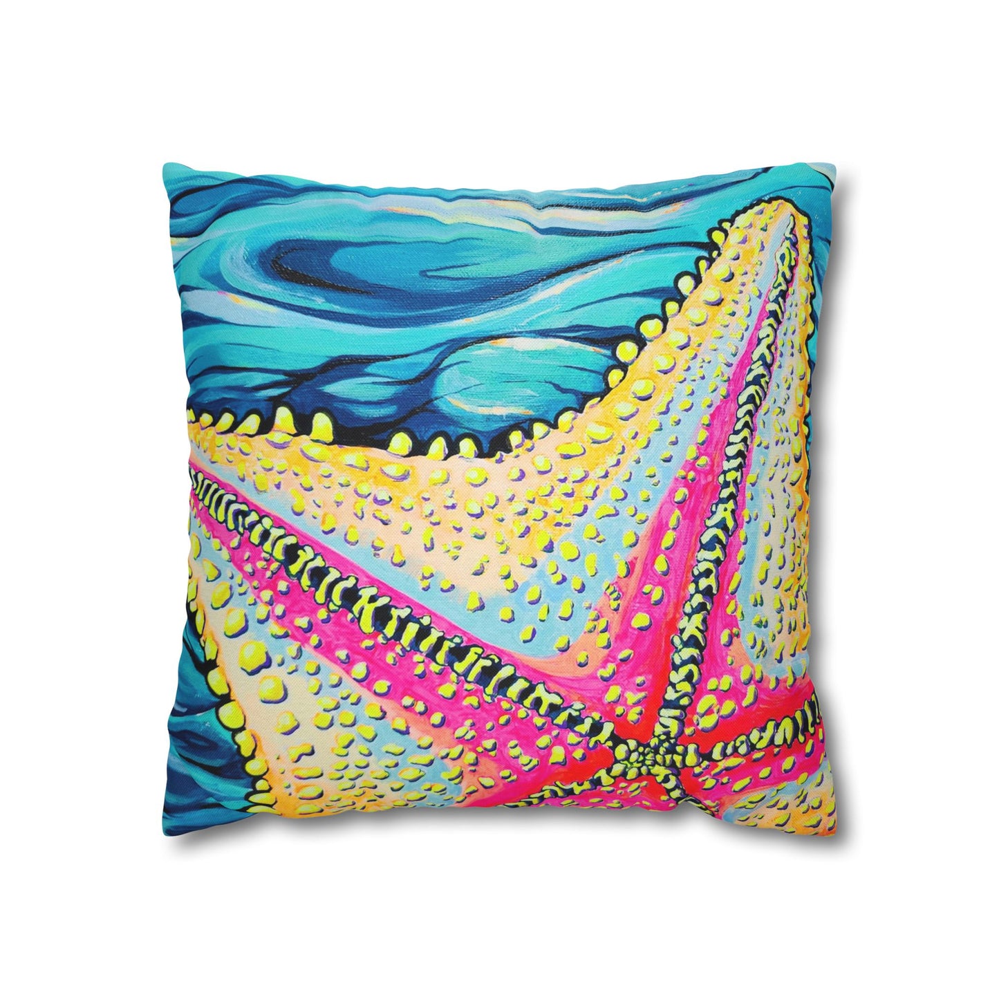 Starfish Beach Bocas Pillowcase, Cover Only