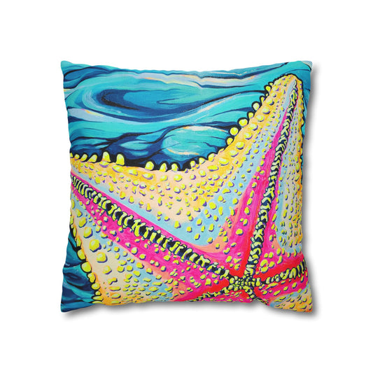 Starfish Beach Bocas Pillowcase, Cover Only