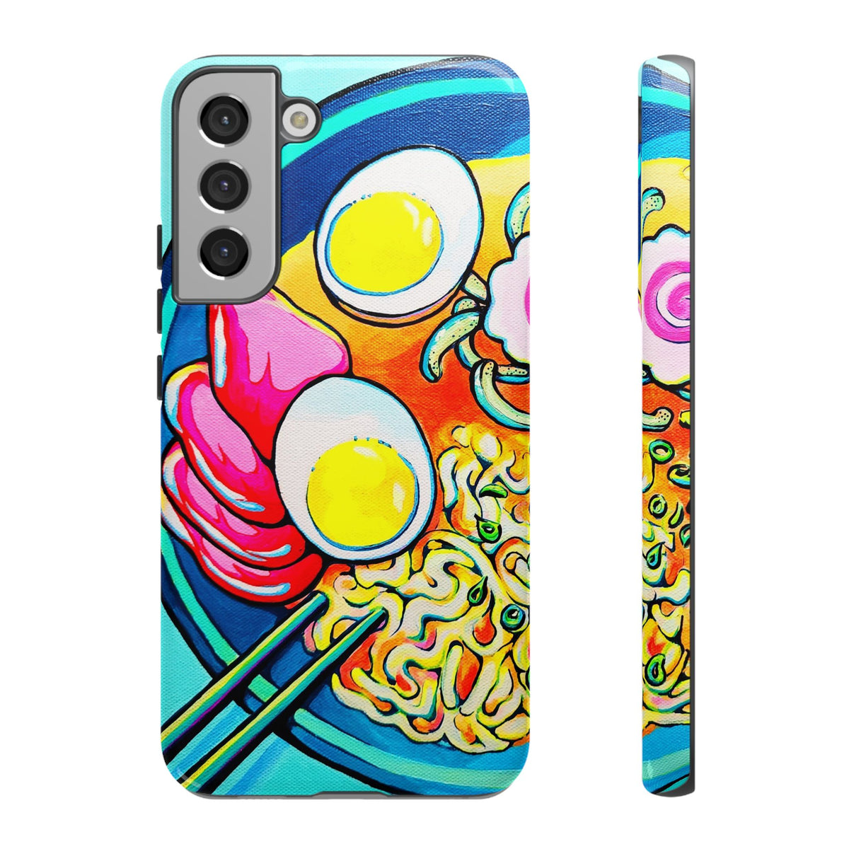Coque de téléphone résistante Neon Ramen