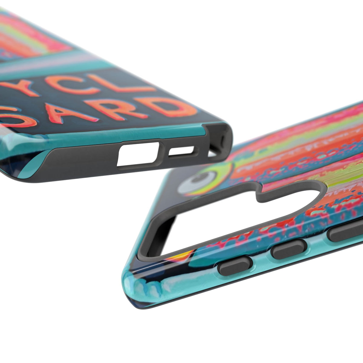 Neon Sardines Tough Phone Case