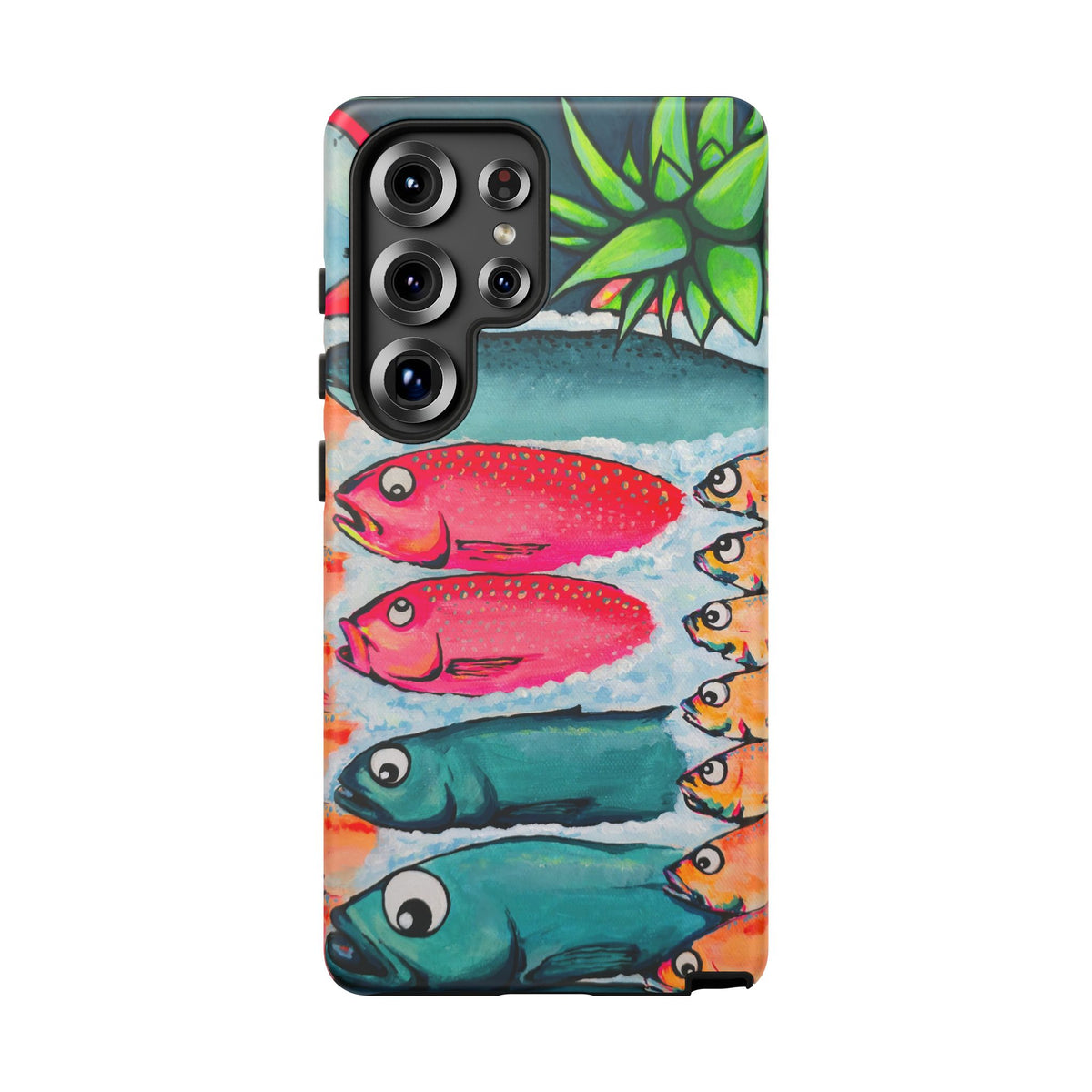 Neon Cabo Fish Market Tough Phone Case