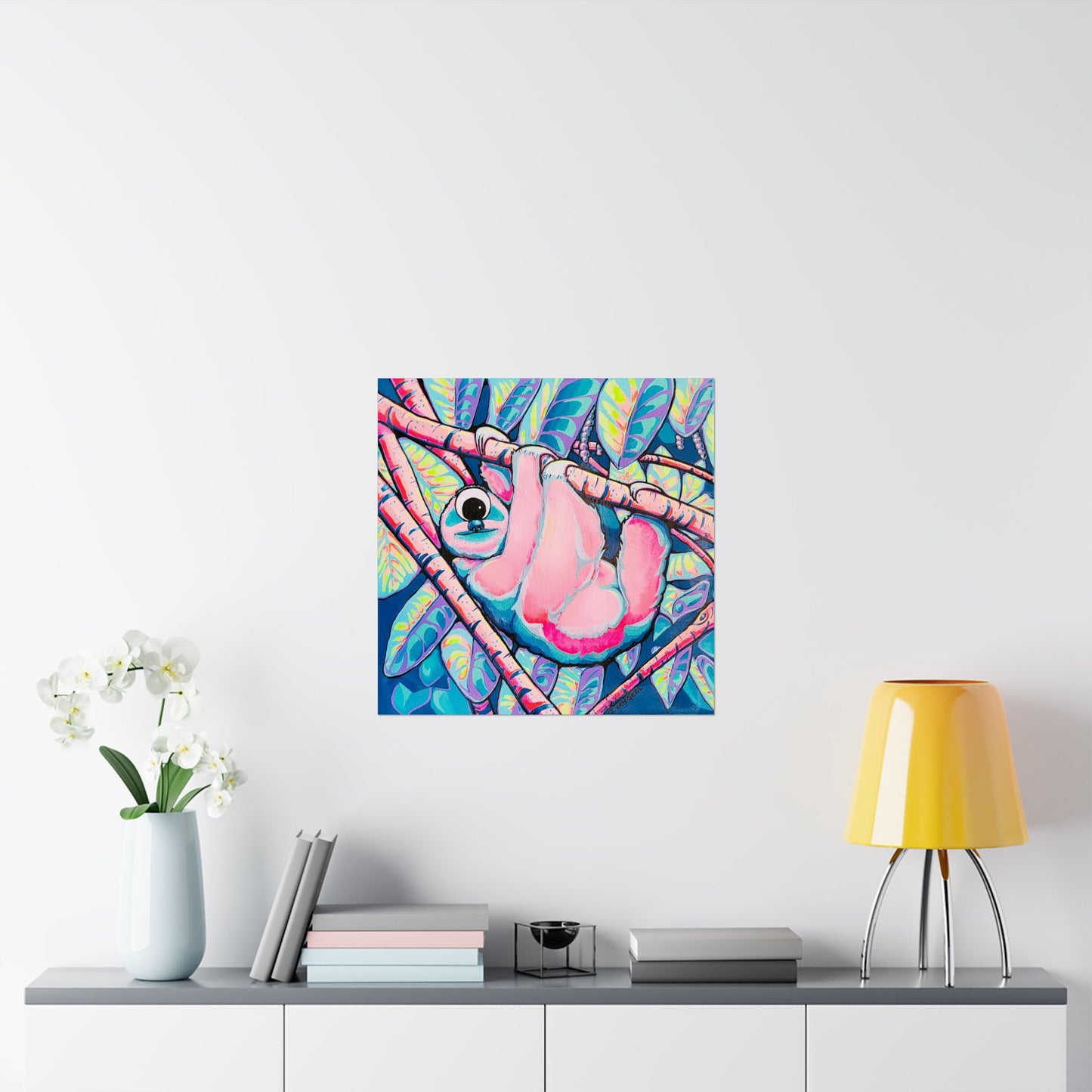 Cyclops Sloth Giclée Art Poster