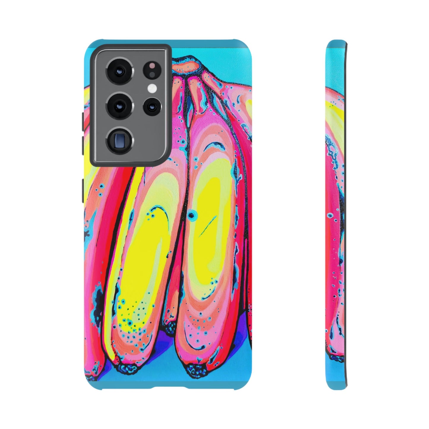 Neon Fat Bananas Tough Phone Case