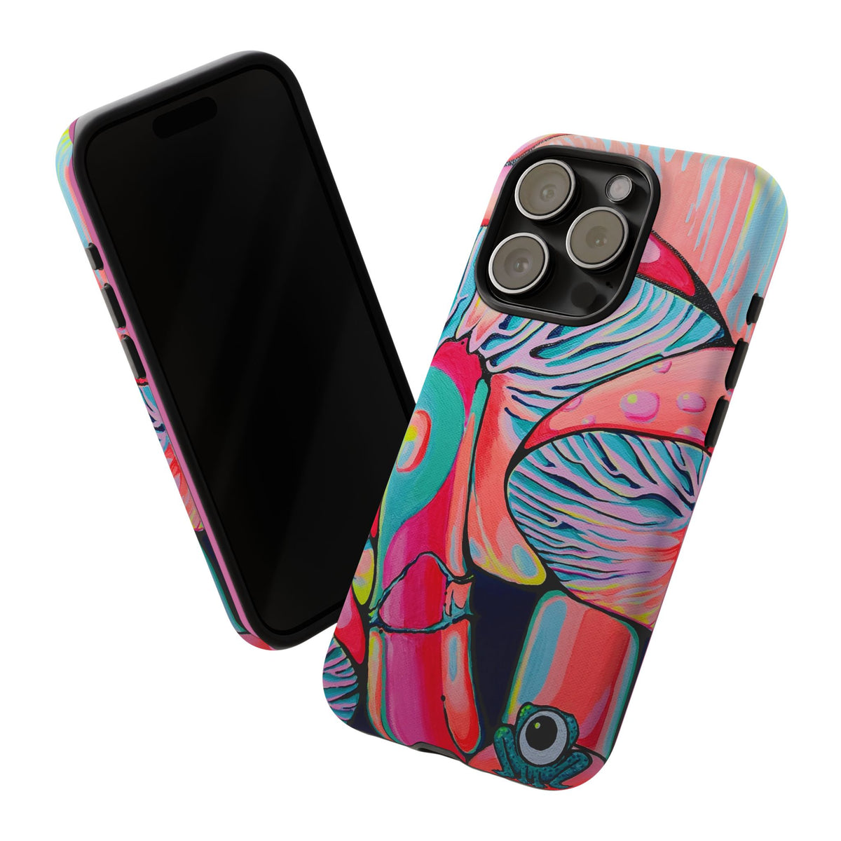 Coque de téléphone résistante Trippy Mushrooms