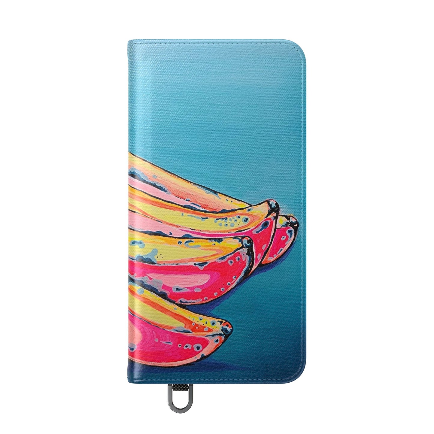 Neon Bananas Flip Phone Case – Wallet Cover with Card Slots